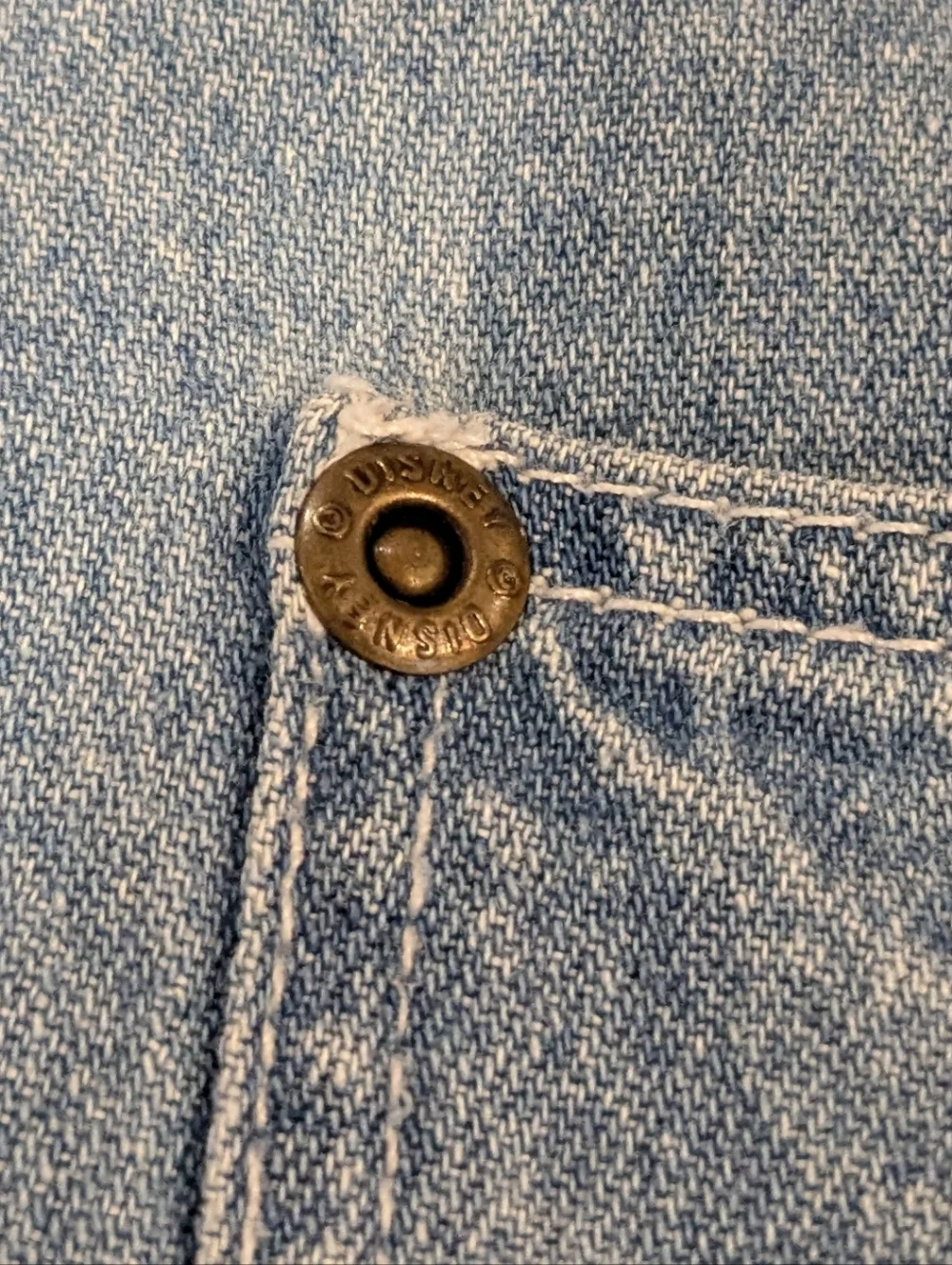 The Disney Catalog Winnie the Pooh & Tigger Embroidered Denim Dress XL - Picture 10 of 16